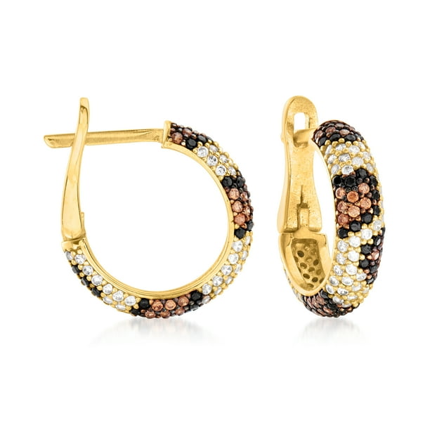 Details about Women 14K Yellow Gold Cut Cubic Zirconia Set 5 mm Length Huggie Hoop Earrings Details about Women 14K Yellow Gold Cut Cubic Zirconia Set 5 mm Length Huggie Hoop Earrings